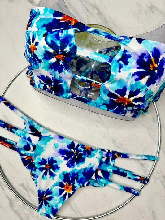 Blue Floral Bottom