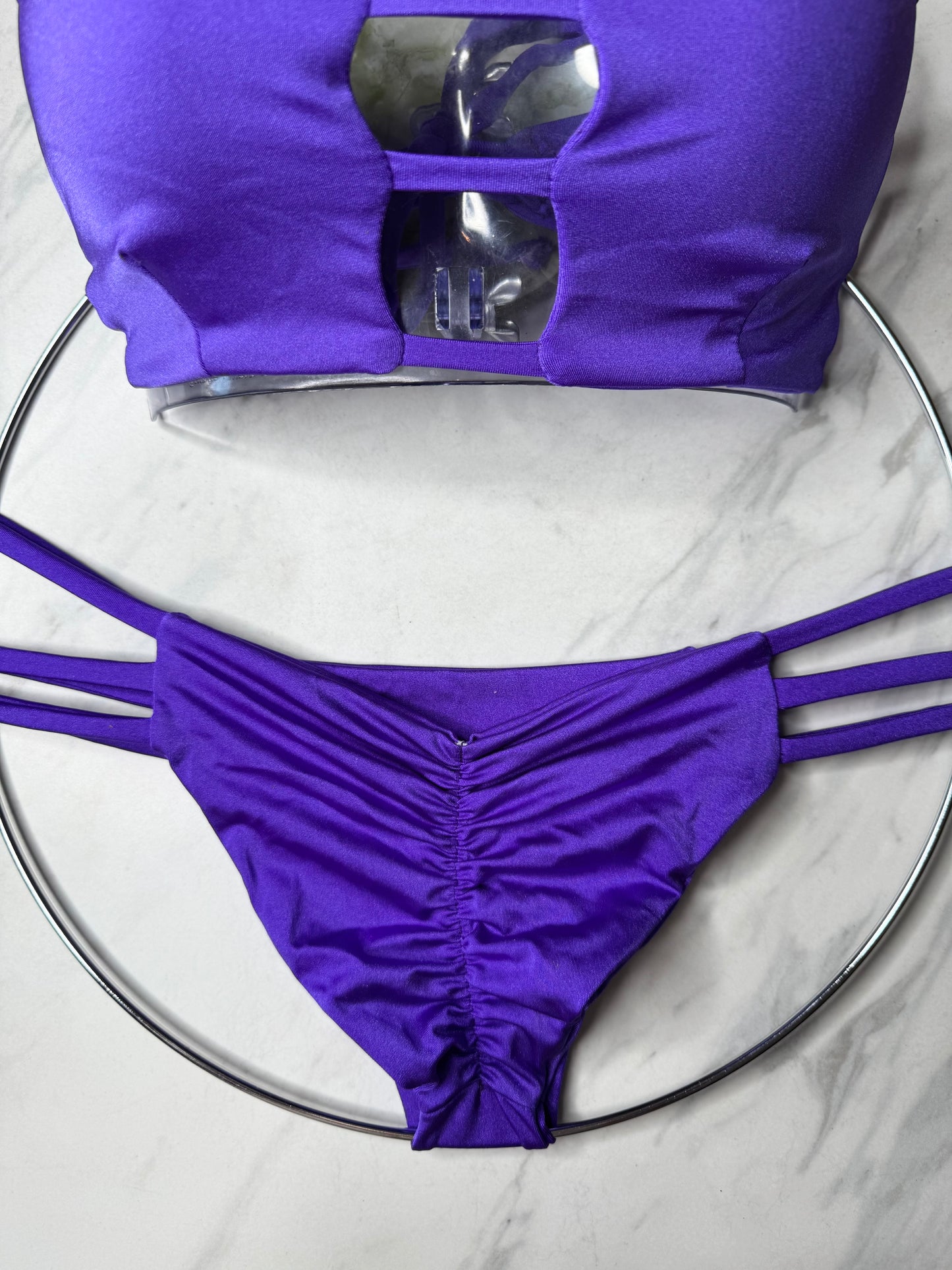 Purple Bandeau Top