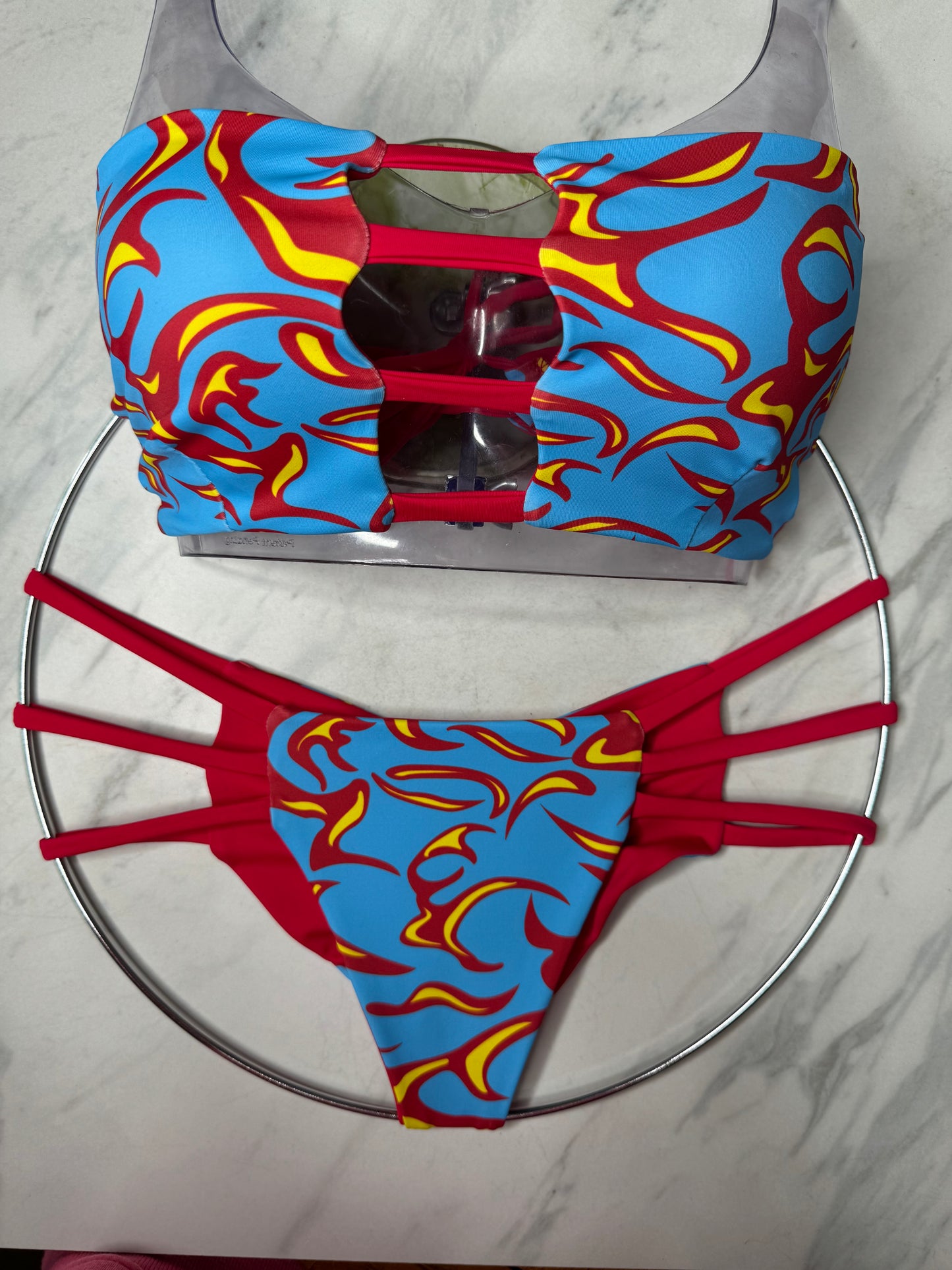 Flame Bikini Reversible Bottom