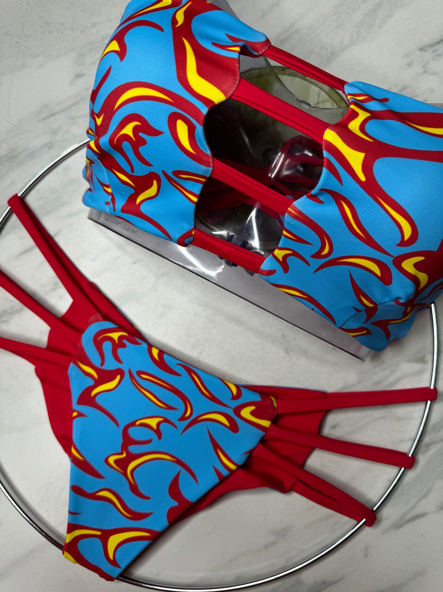 Flame Bikini Reversible Bottom