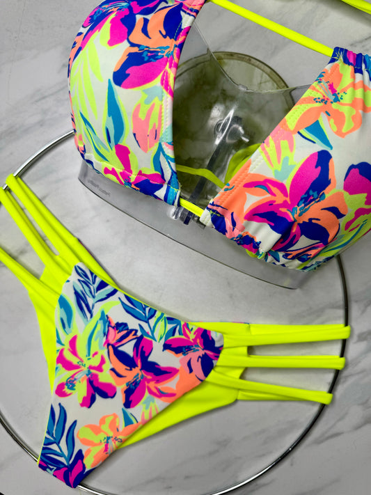 Neon Flower Reversible Bottom