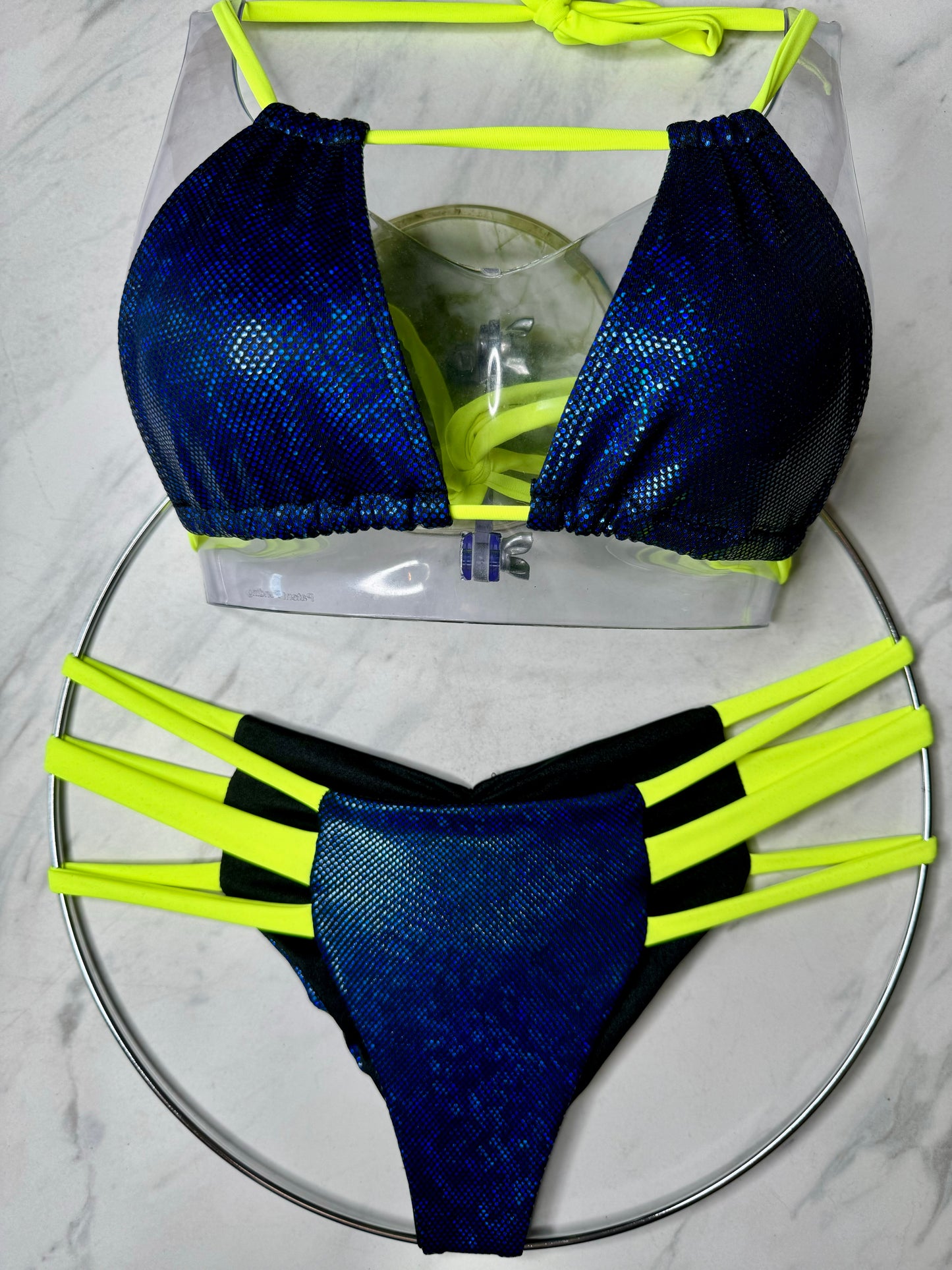 Starlight Blue & Neon Yellow Convertible Top