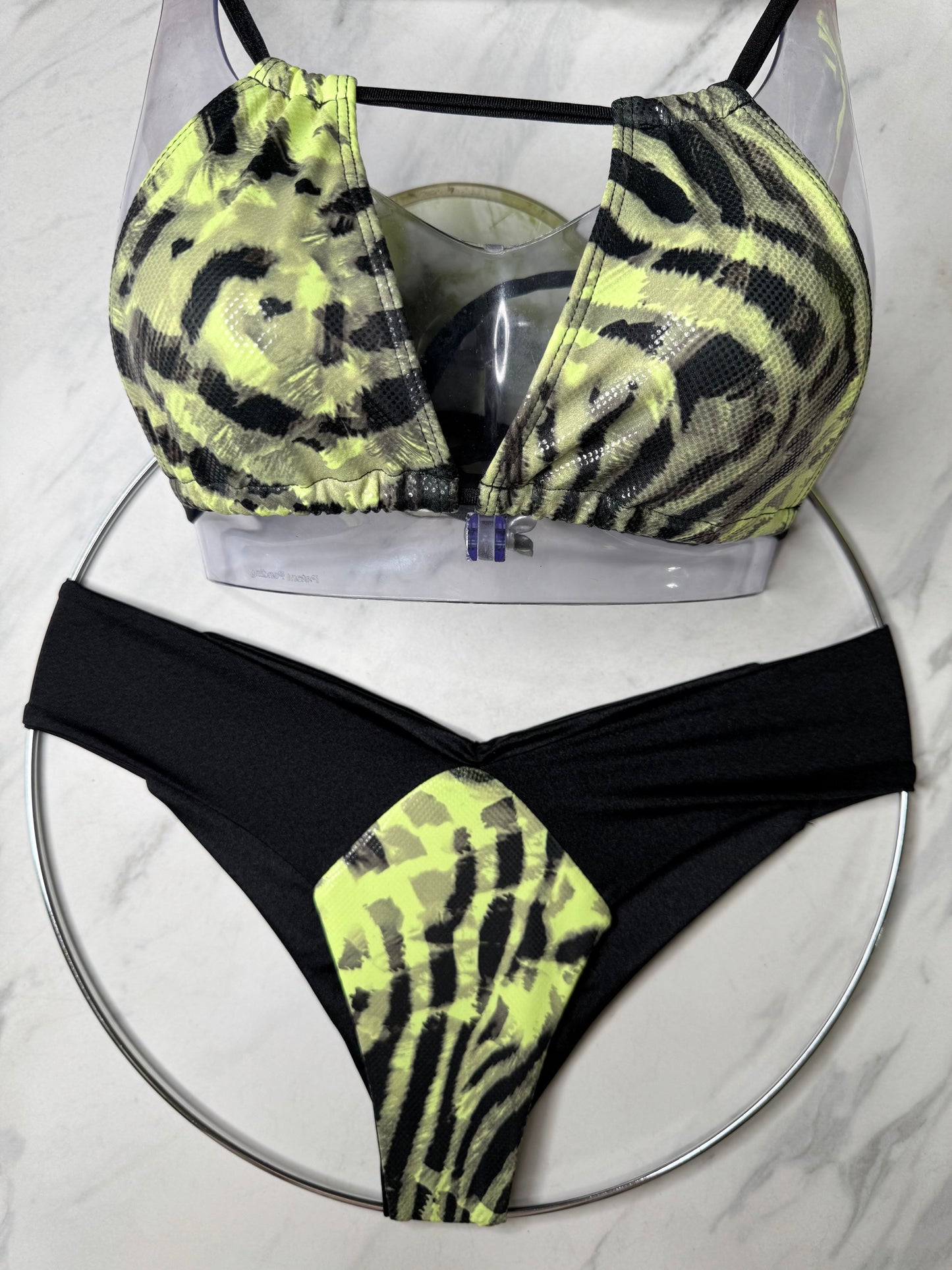 Yellow & Black Tiger Reversible Bottom